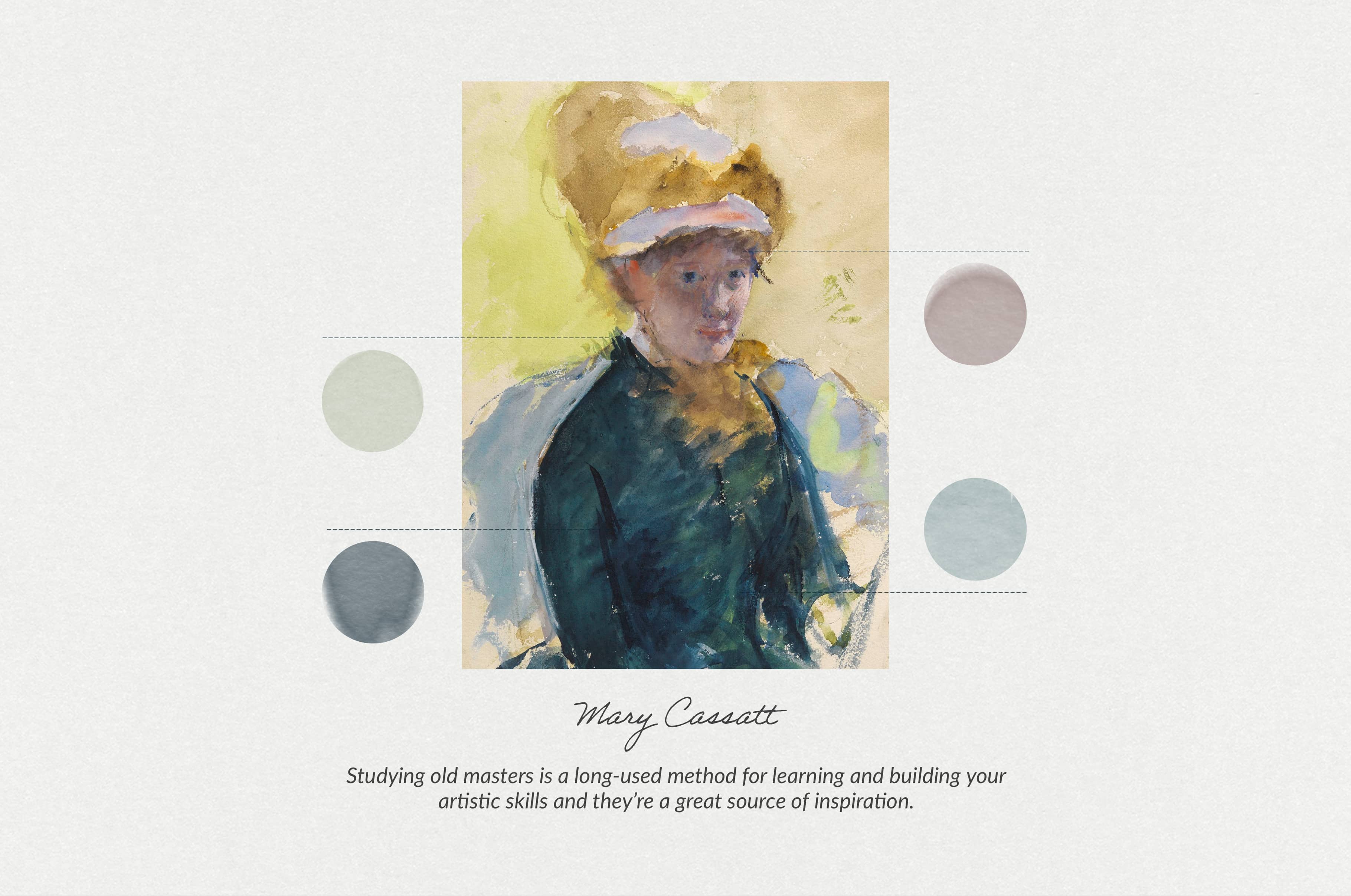 Mary Cassatt Procreate Brushes & Color Palettes