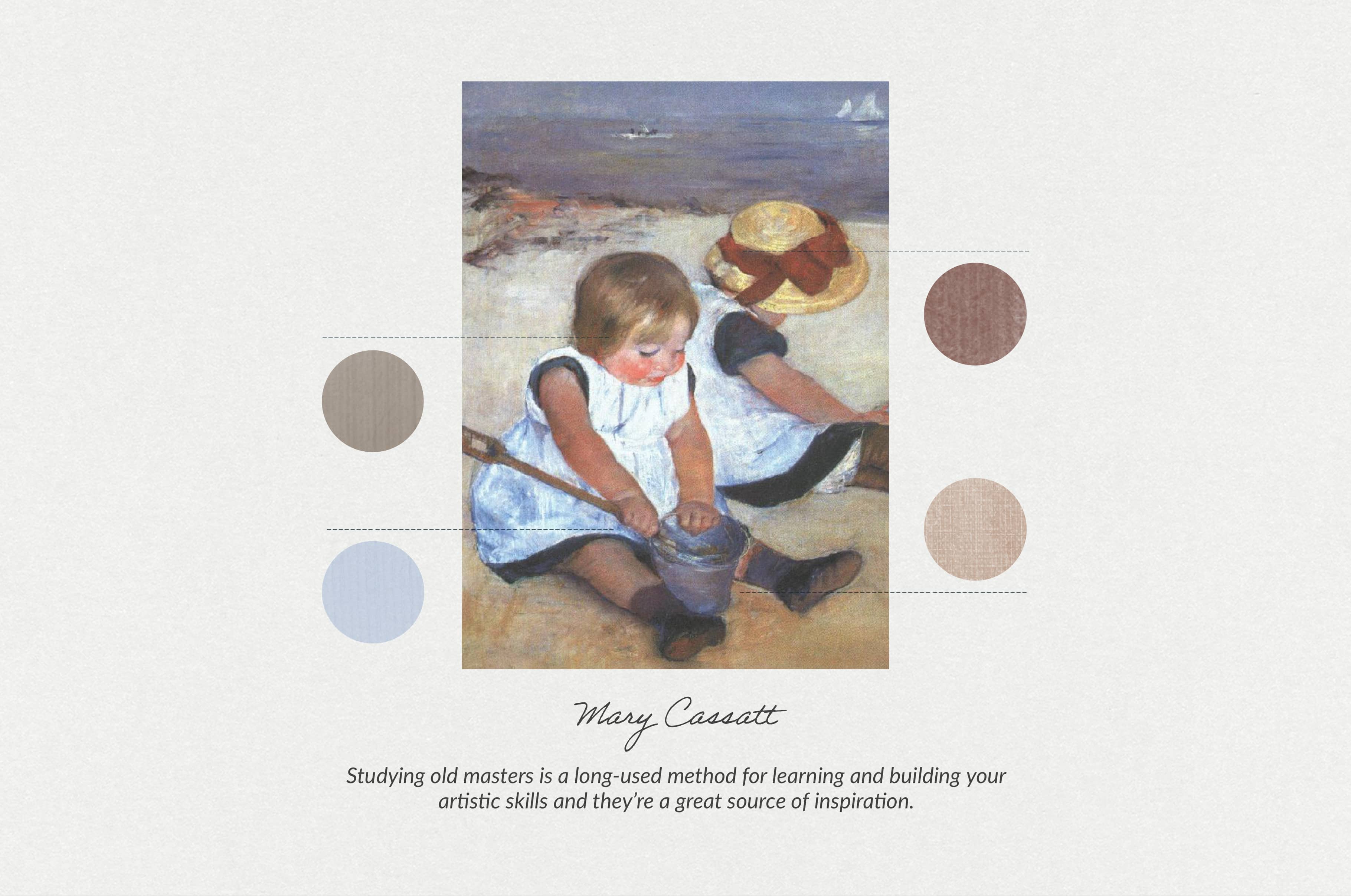 Mary Cassatt Procreate Brushes & Color Palettes