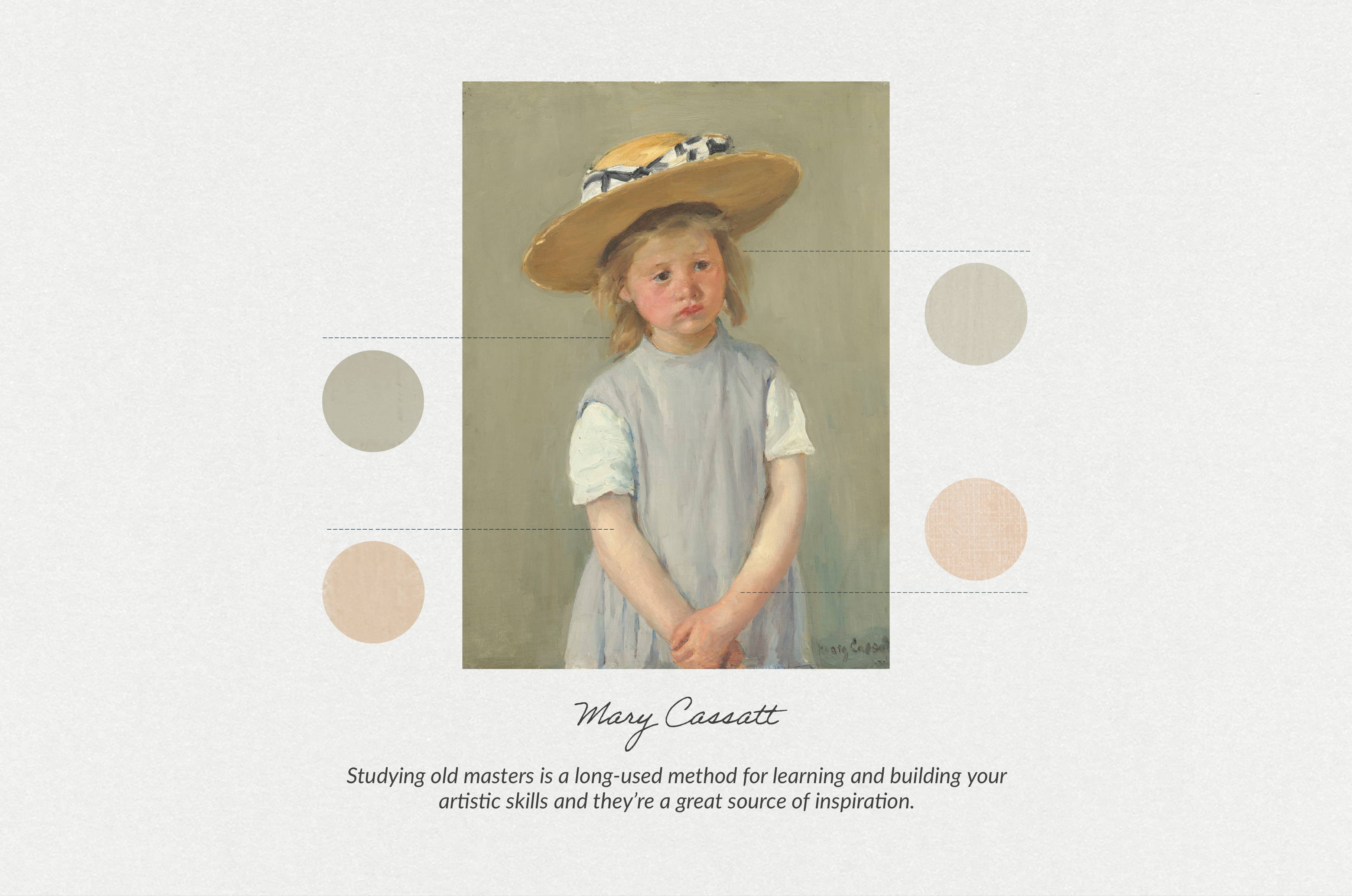 Mary Cassatt Procreate Brushes & Color Palettes