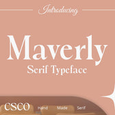 Maverly – Serif Typeface