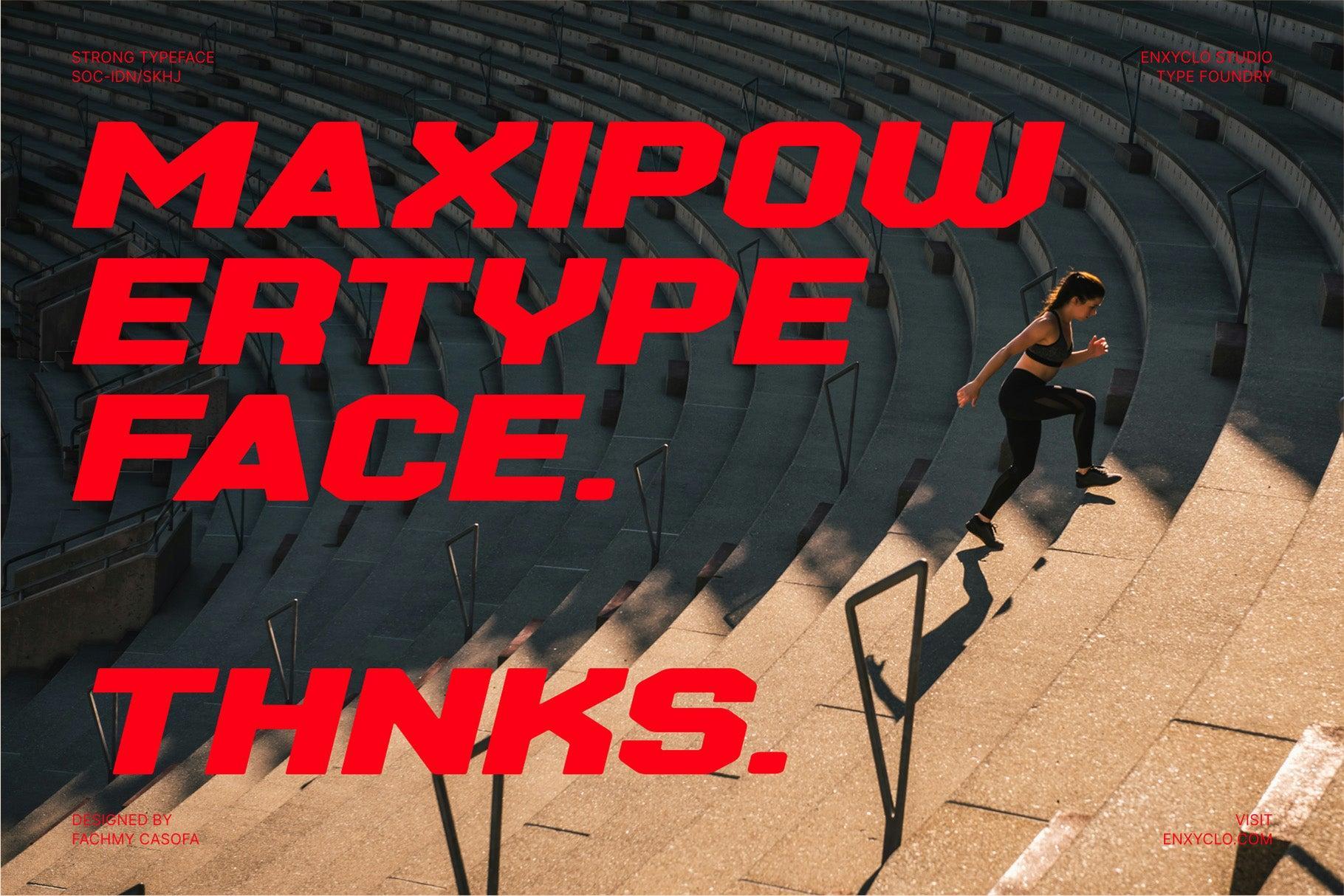 Maxi Power - Sport Font