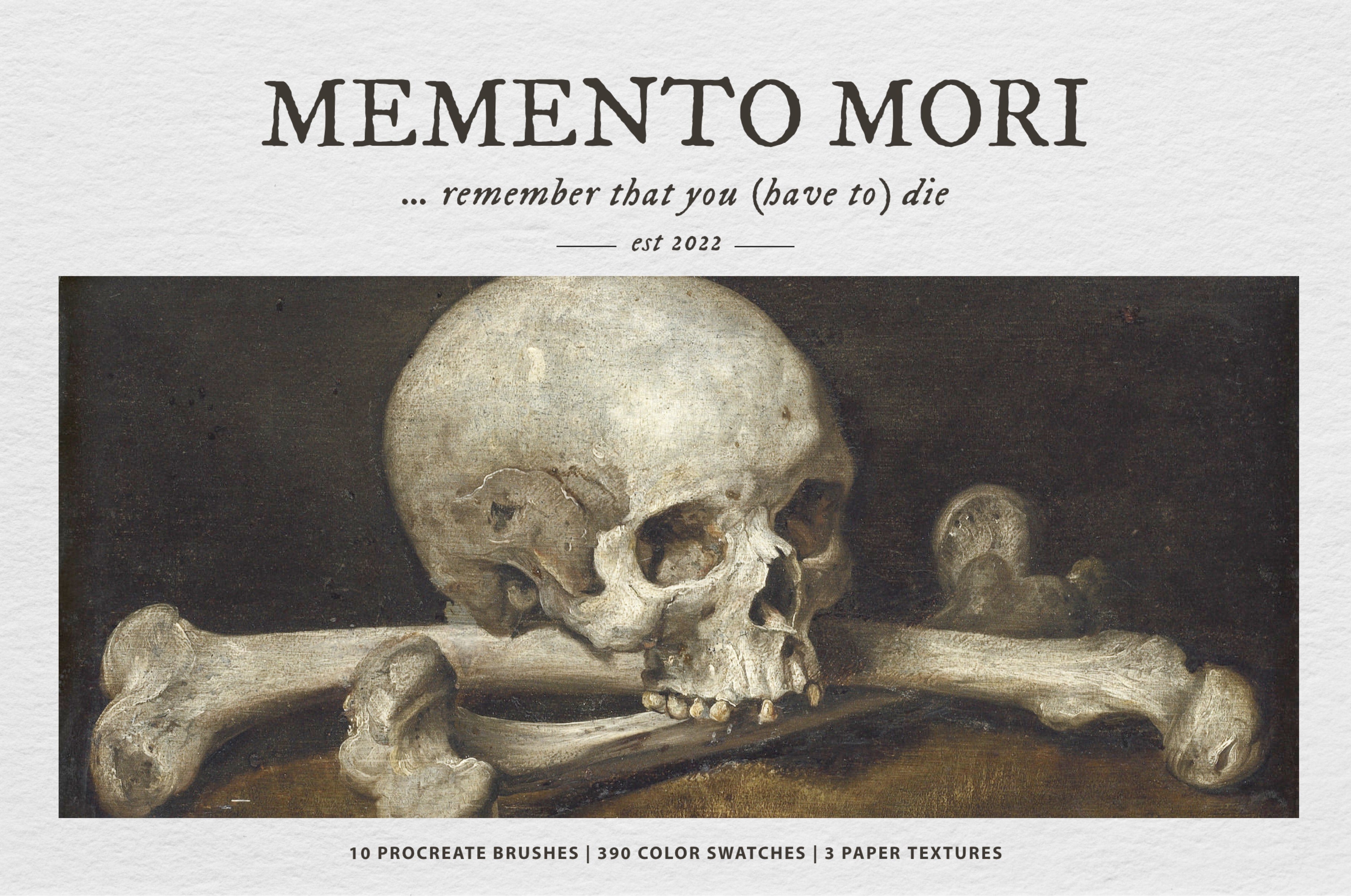 Memento Mori Procreate Kit