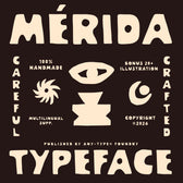 Merida – Handmade Display Typeface