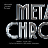 Metal Shine Chrome Text Effect