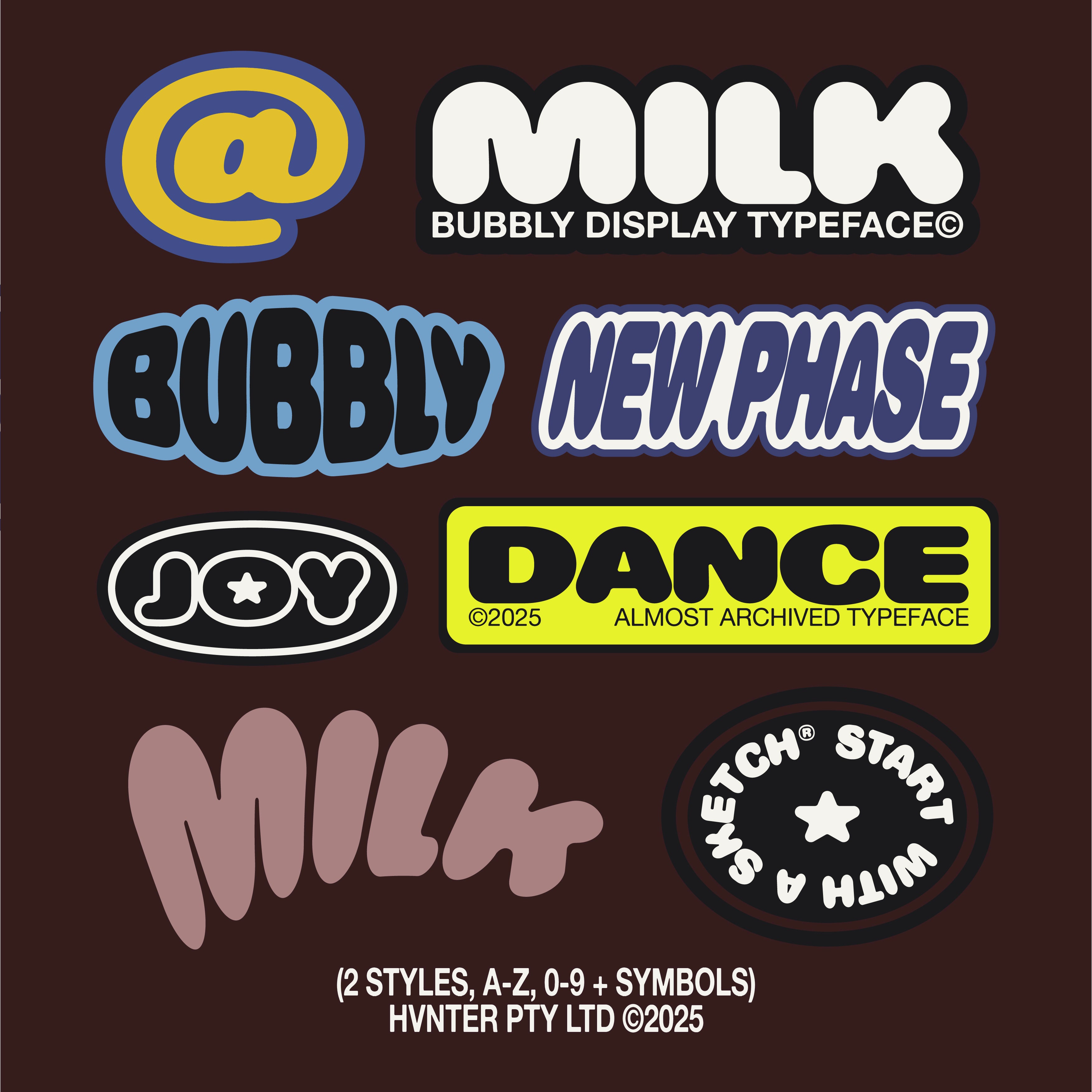 Milk Typeface