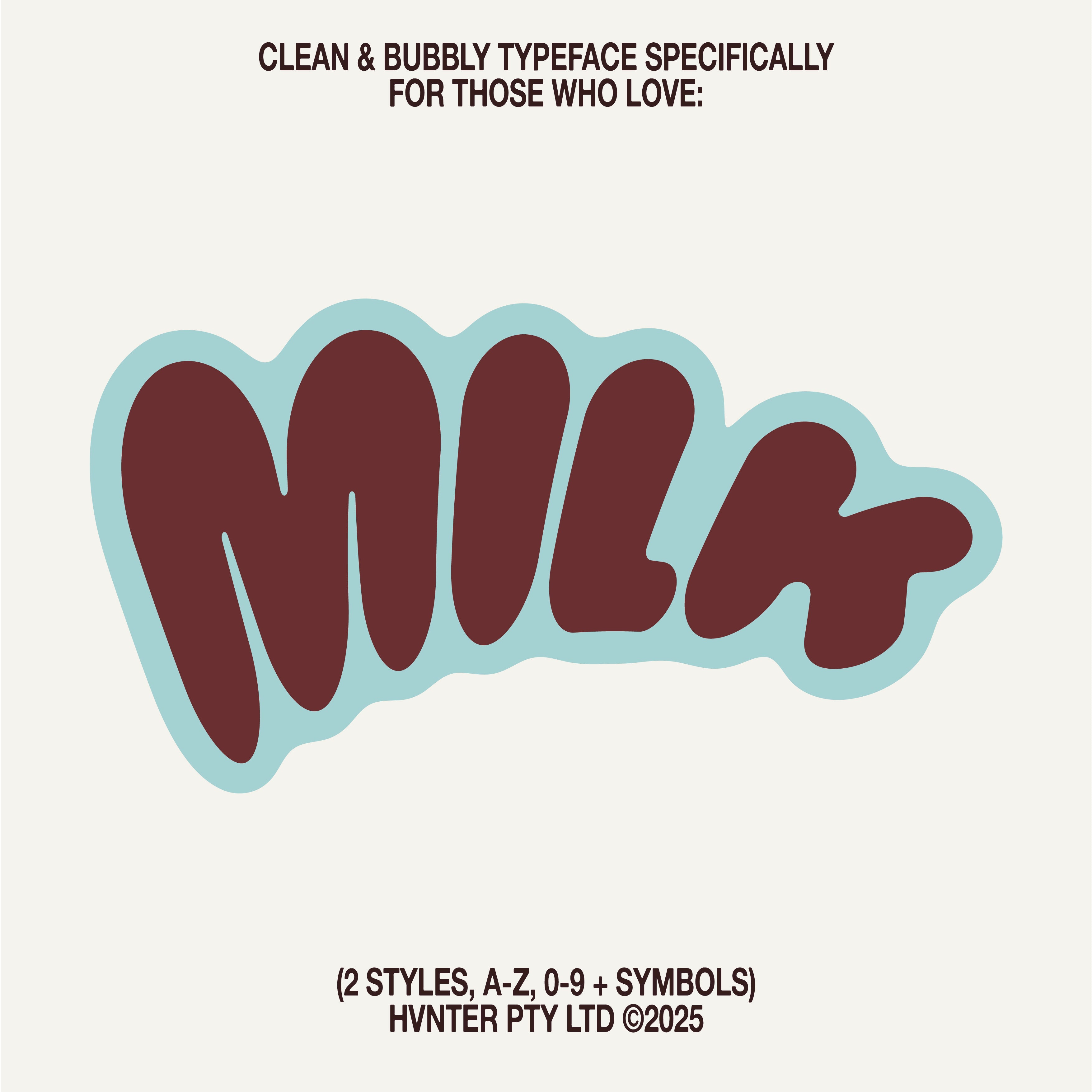 Milk Typeface