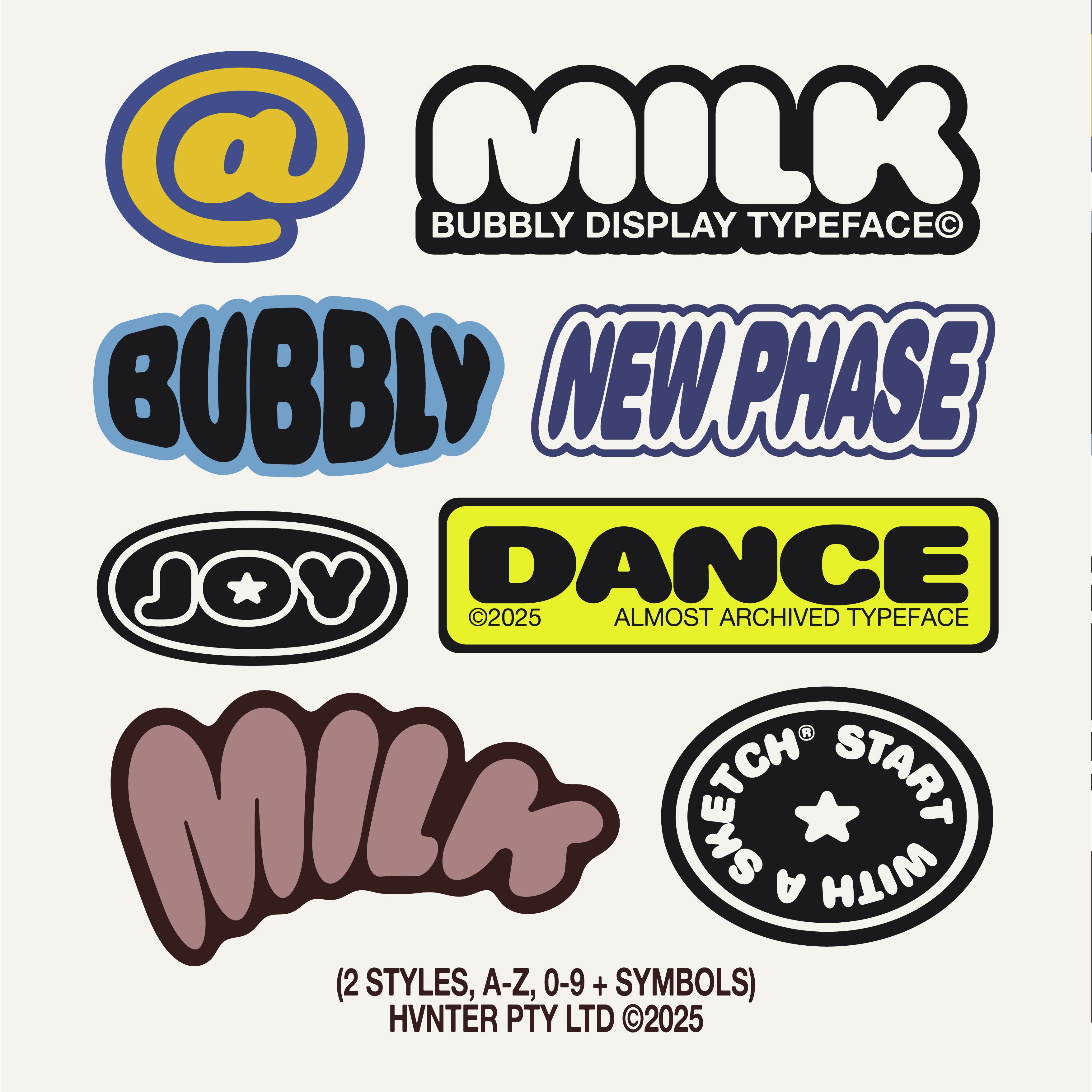 Milk Typeface