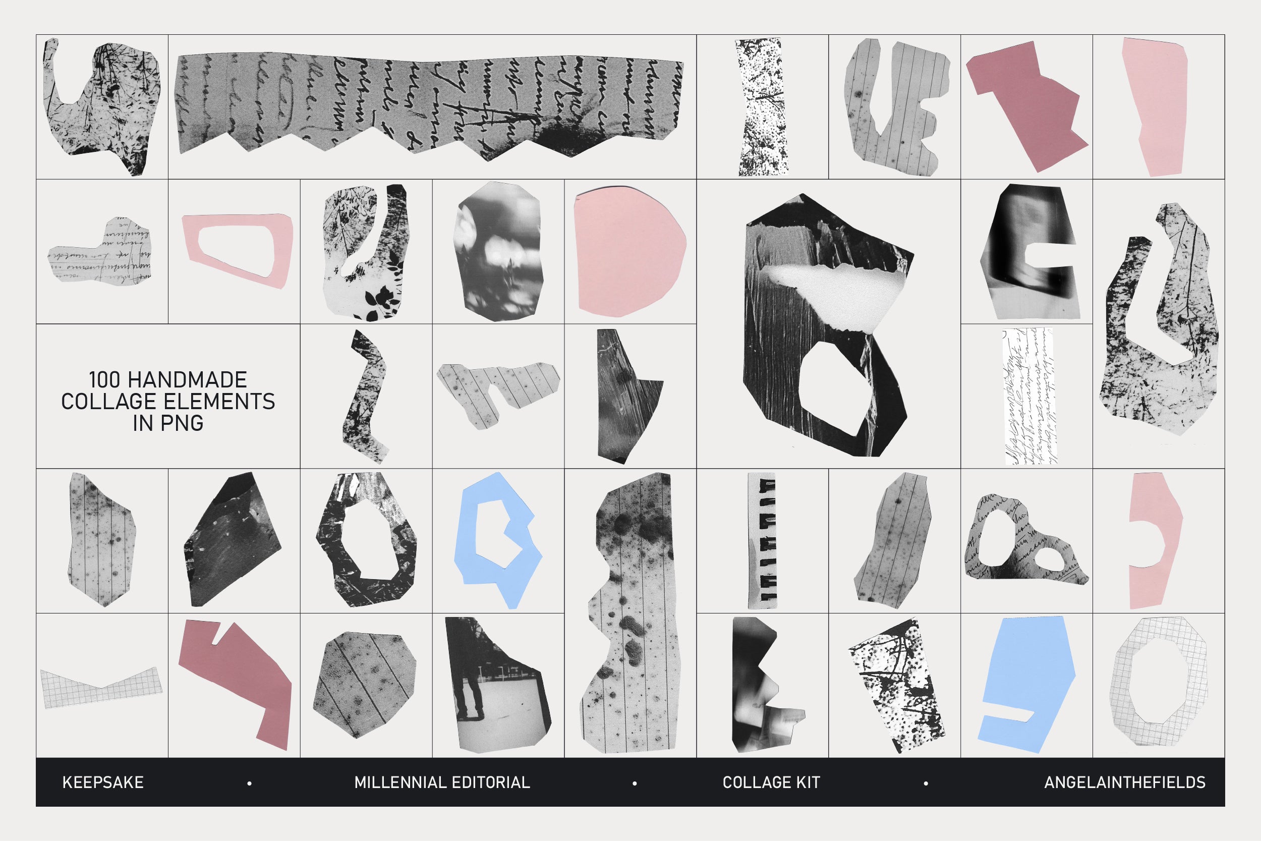 MILLENNIAL Abstract Collage 1