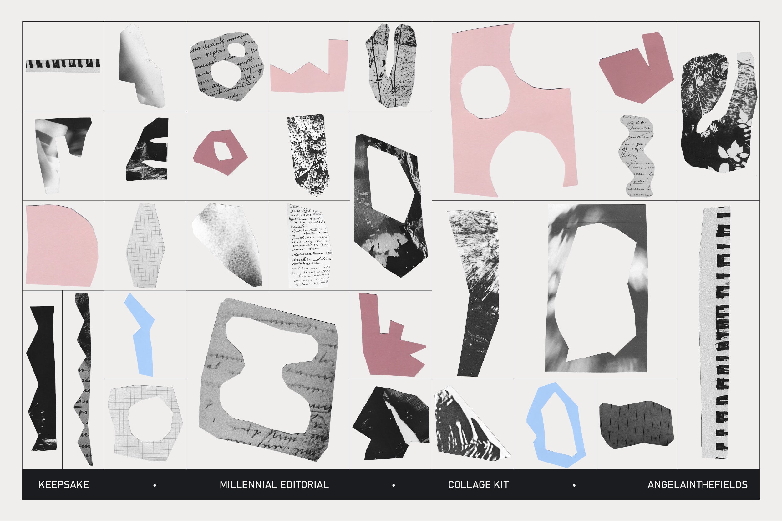 MILLENNIAL Abstract Collage 1