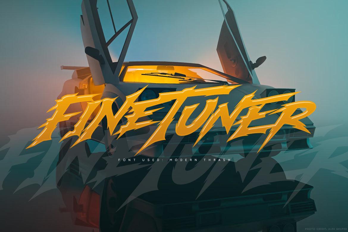 Modern Thrash Font