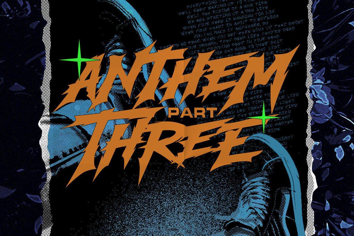 Modern Thrash Font