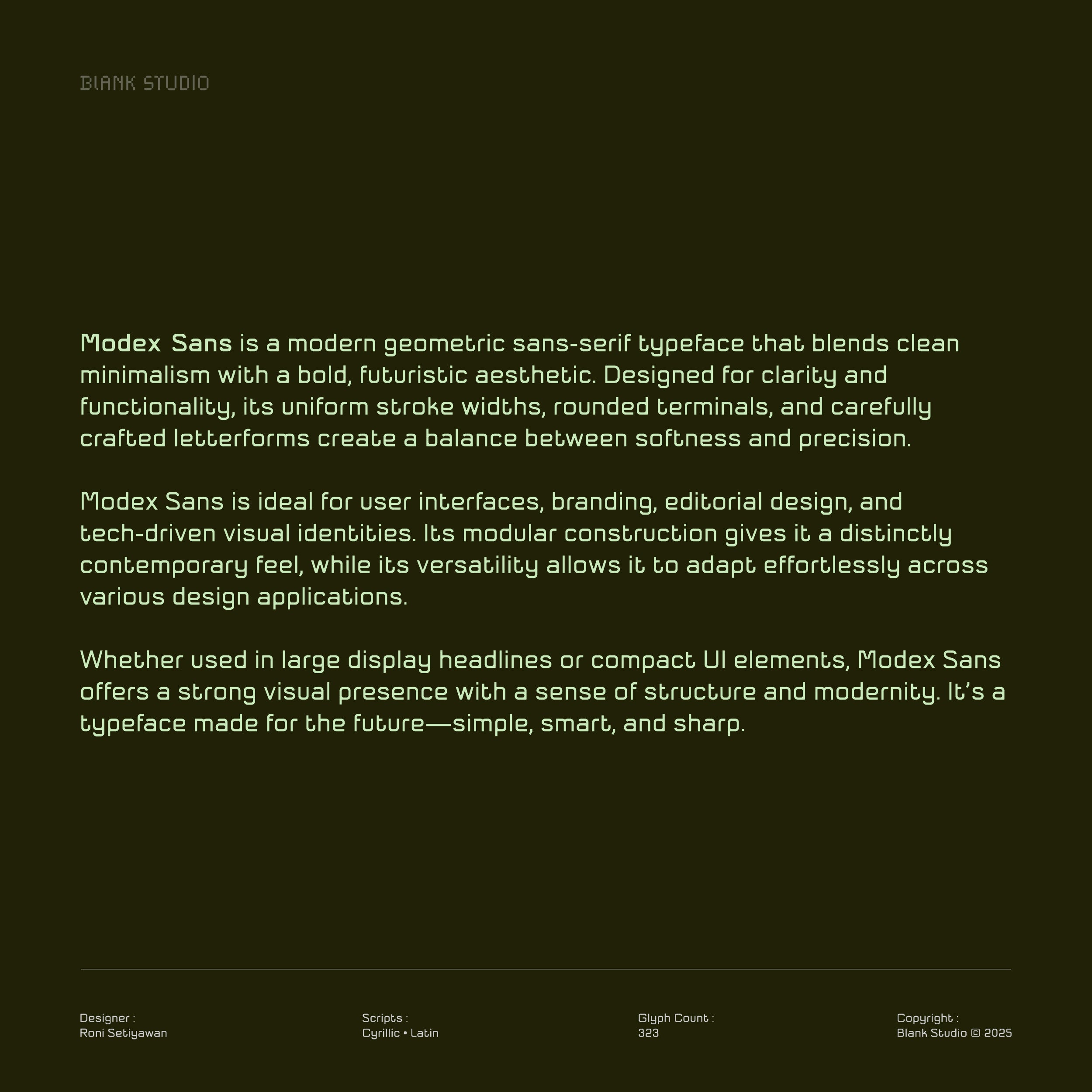 Modex sans