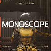 Monoscope Modern Scifi Typeface Font
