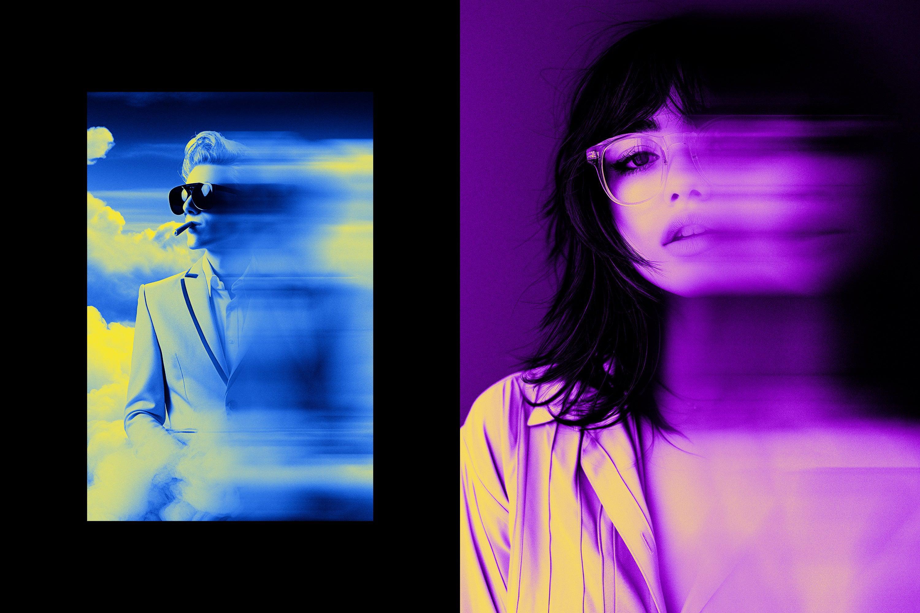 Motion Blur Style Photo Effect