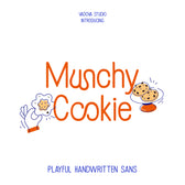 Munchy Cookie Playful Handwritten Sans Font