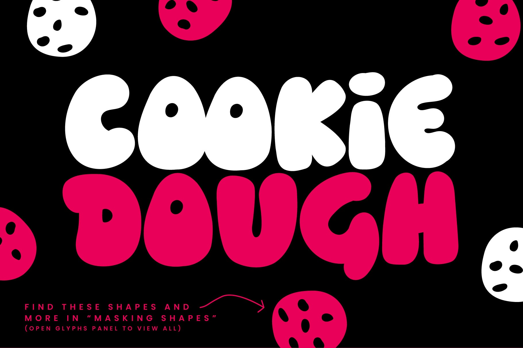 Nasty Habit - A Bubble Font that’s Naughty or Nice!