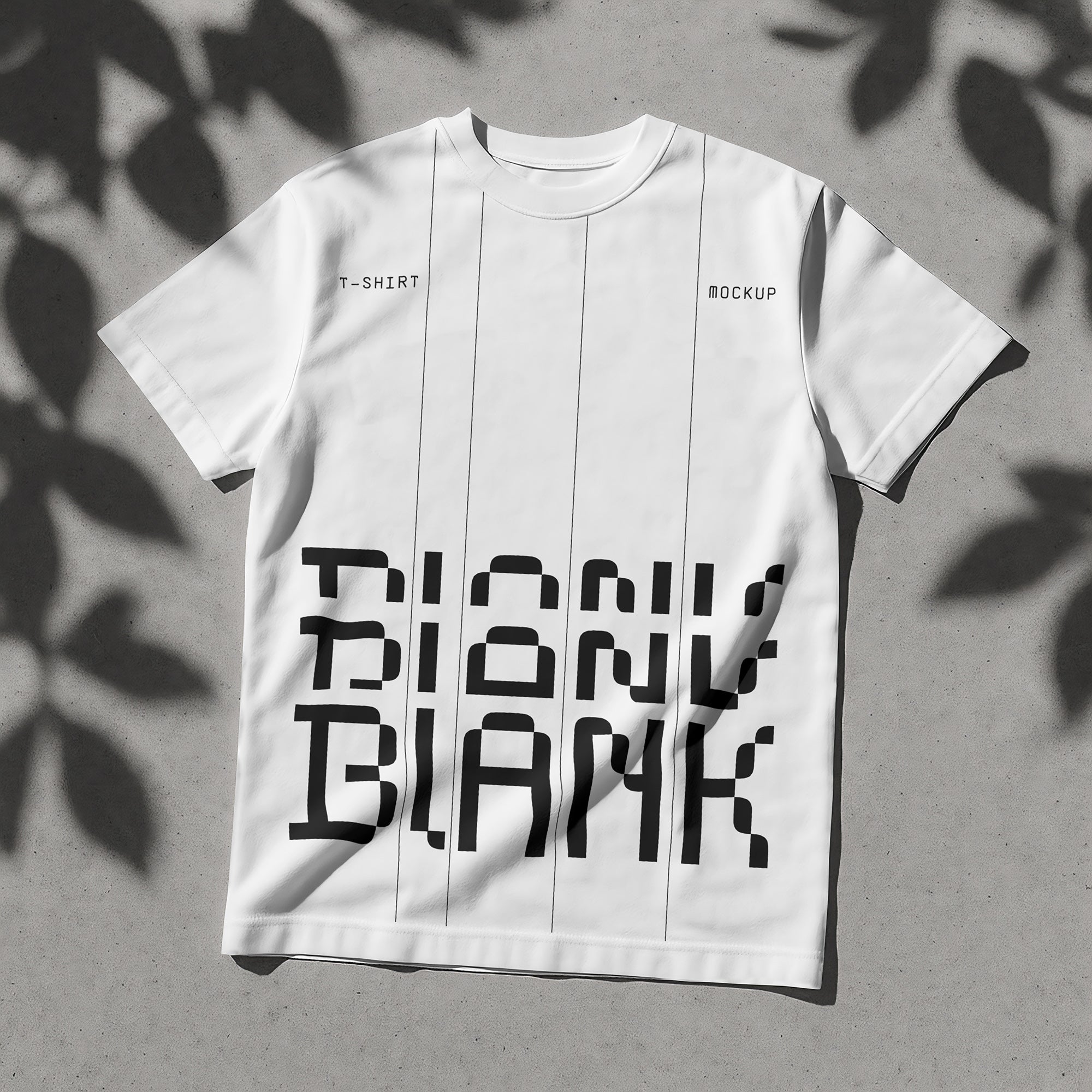 Natural Light T-Shirt Flatlay