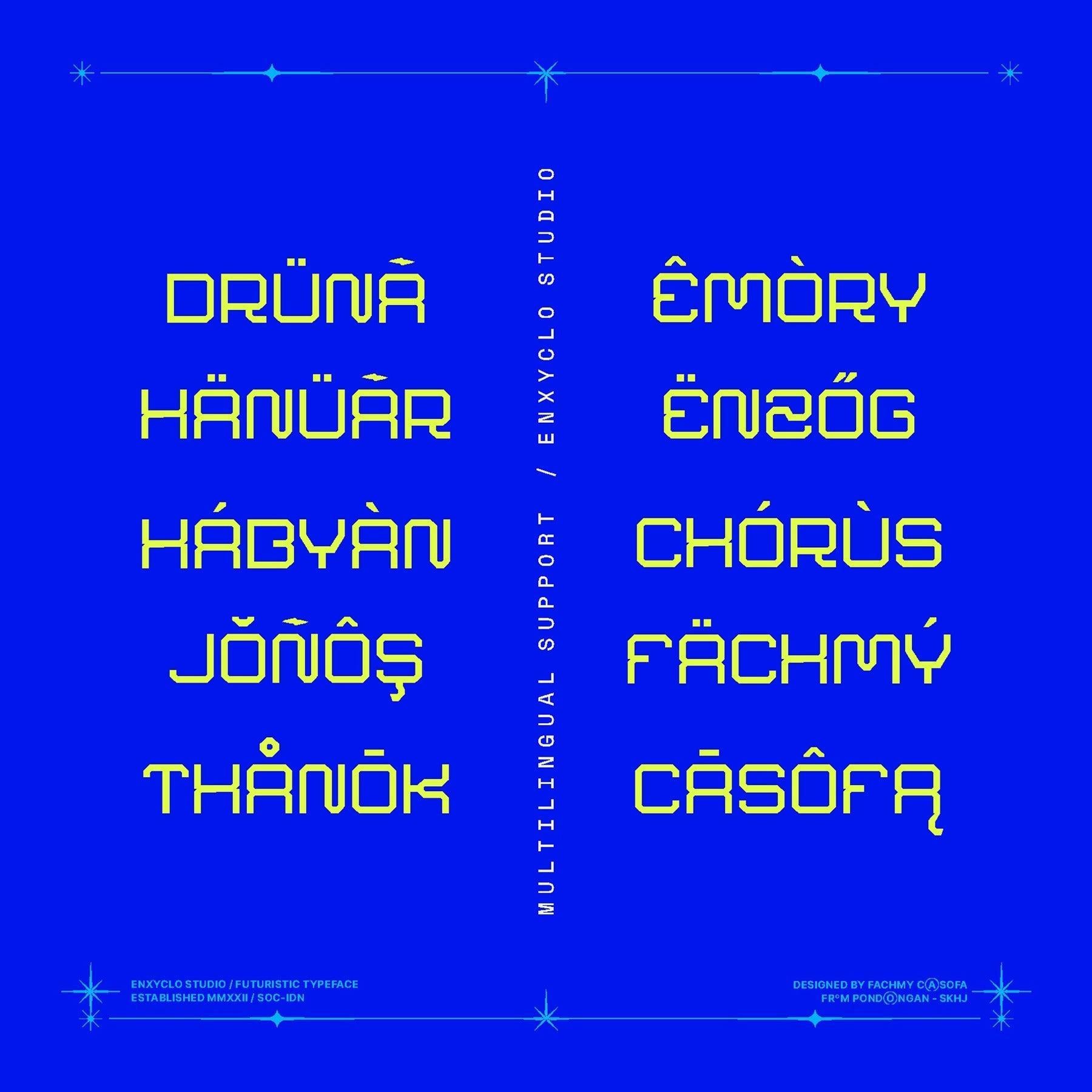 NCL ARSEGZONE - Modern Futuristic Font