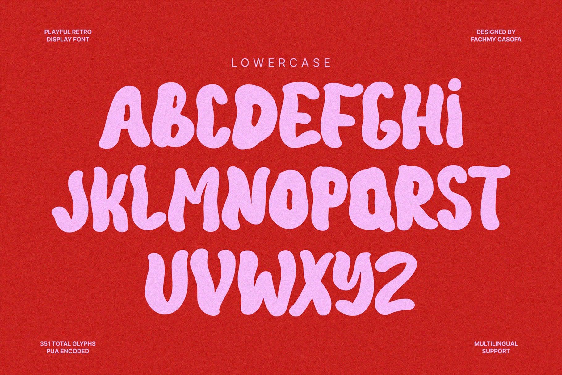 NCL Benodes Unique - Playful Retro Display Font