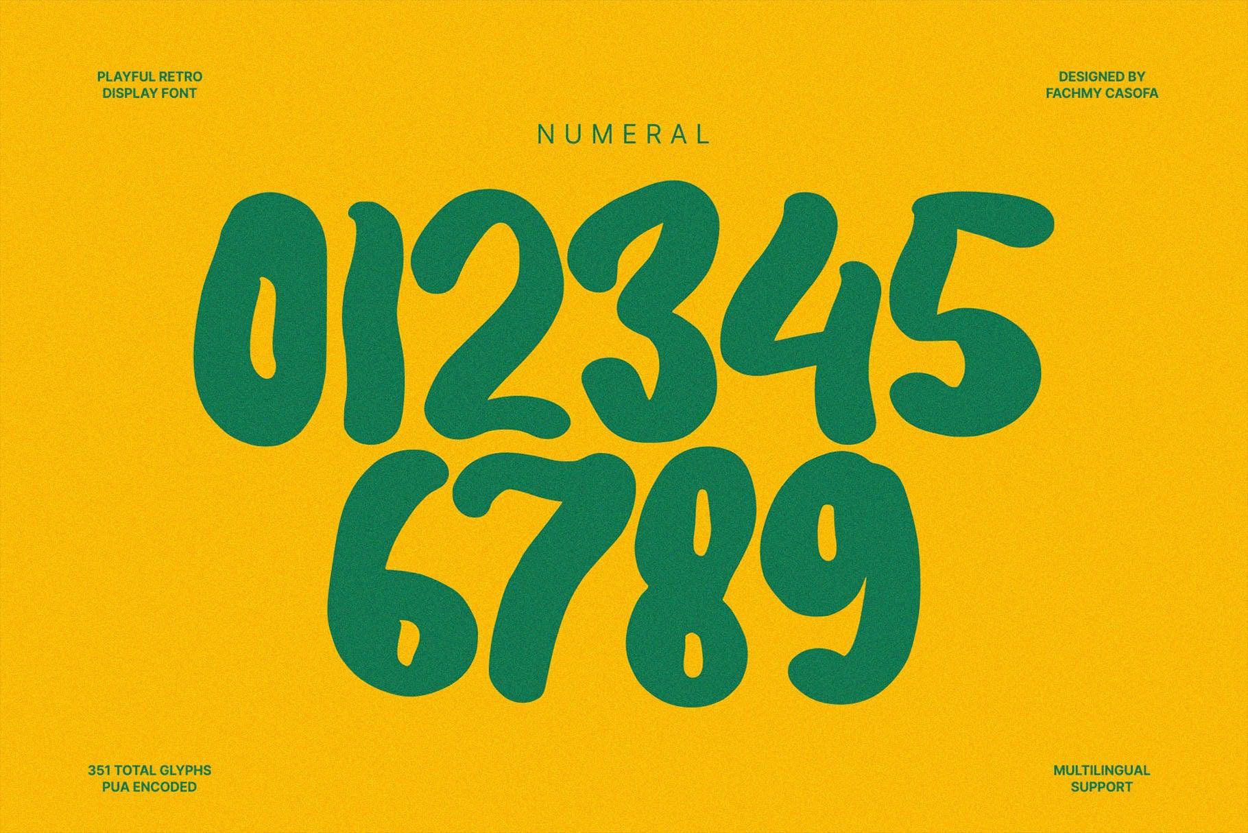 NCL Benodes Unique - Playful Retro Display Font