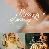 BLESSING GLOOMY — Love Swash Wedding Font