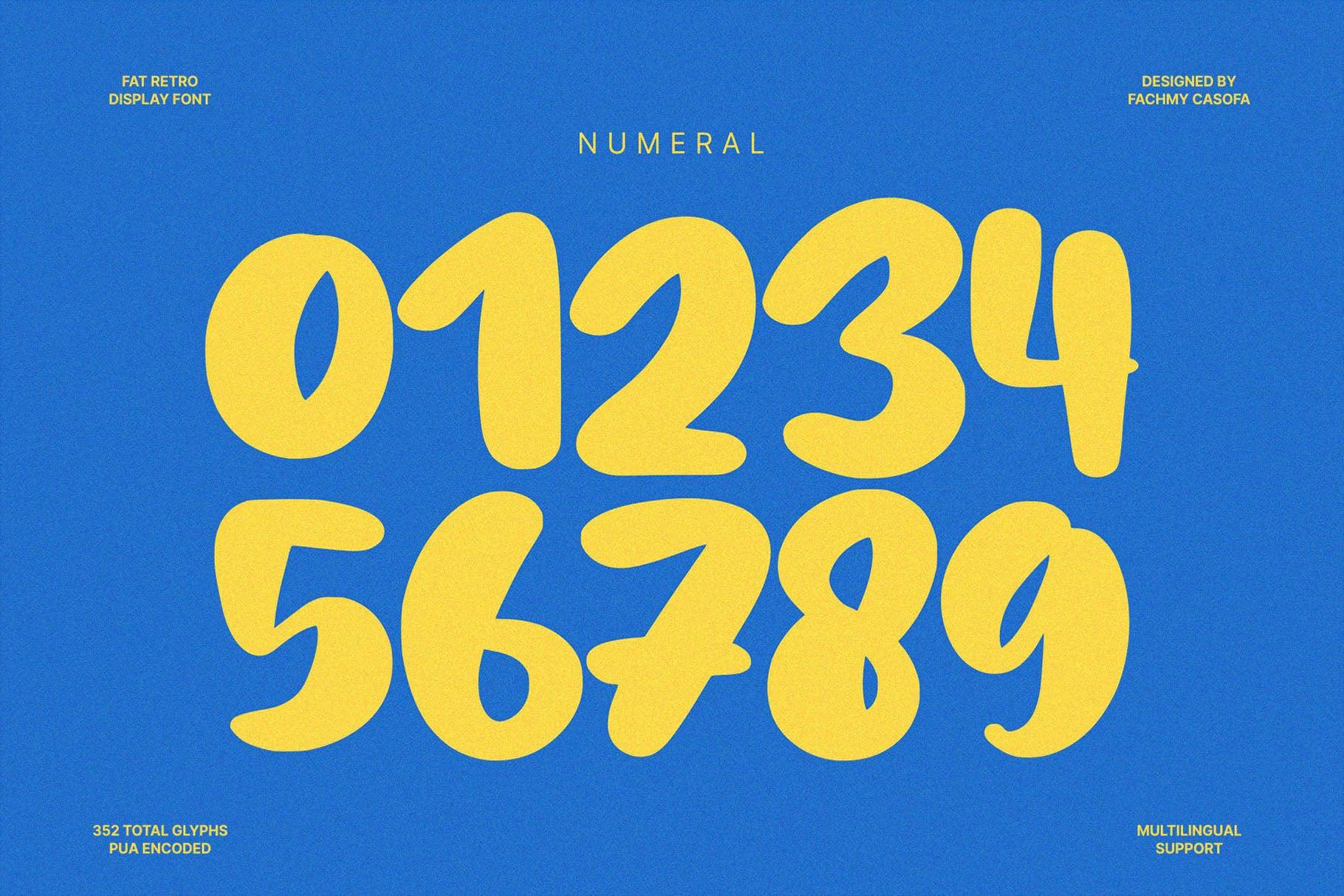 NCL Fatboy Onishuke - Fat Retro Font