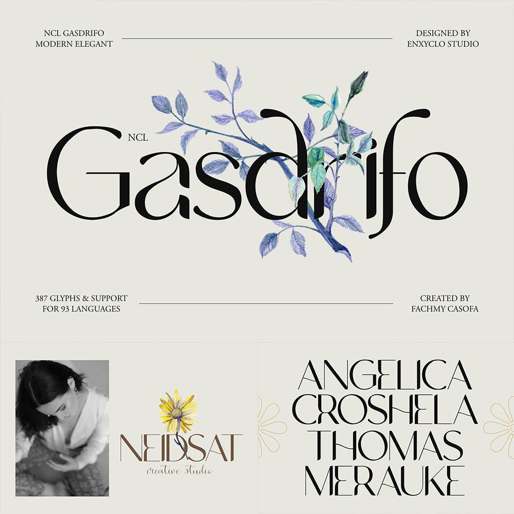 NCL Gasdrifo - Modern Elegant Font