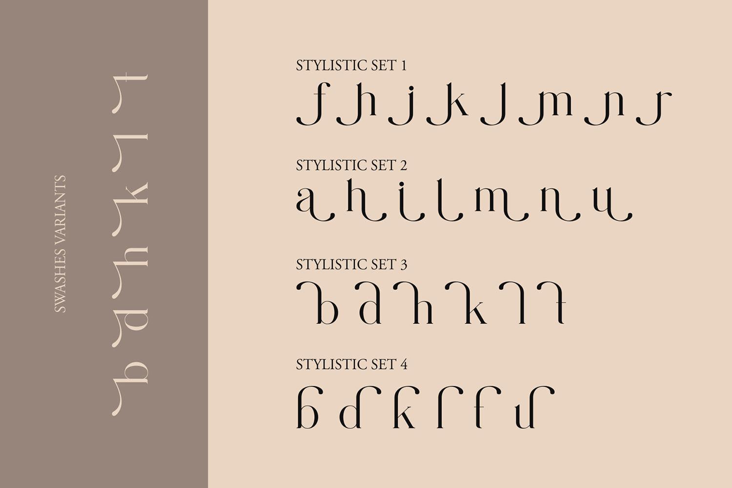 NCL Gastrub - Modern Elegant Ligature Font