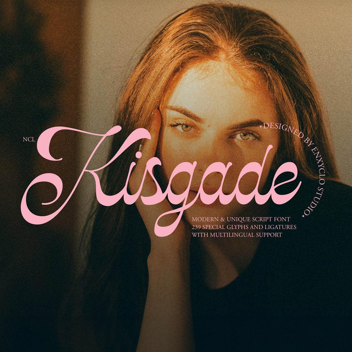 NCL Kisgade - Modern Script Font