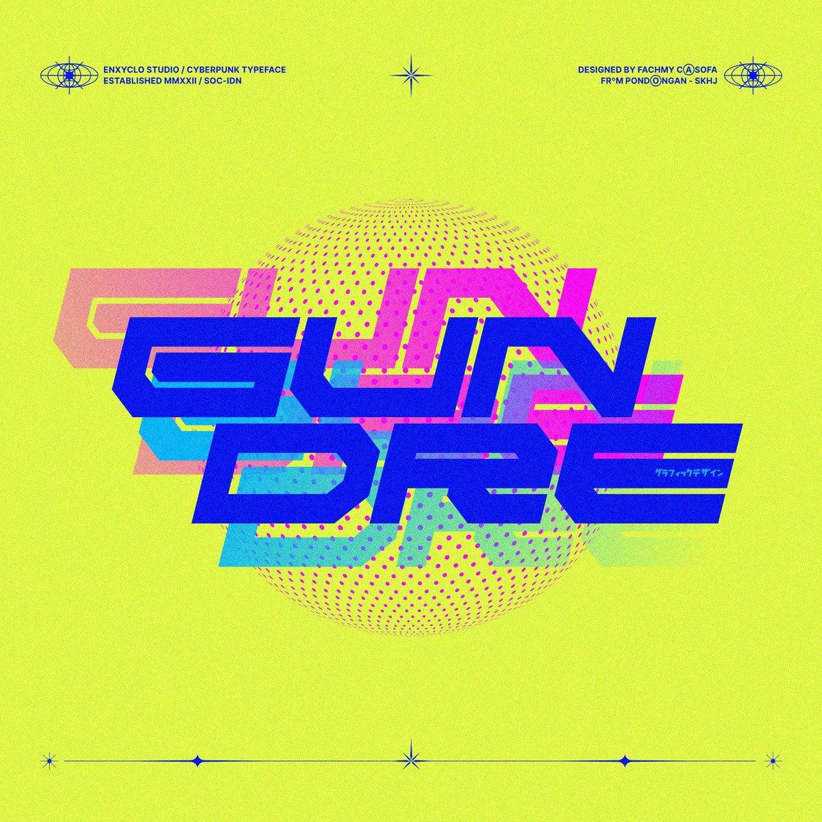 NCL RABEGS - Cyberpunk Font