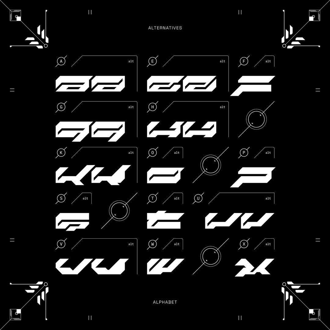 NCL REKRON - Y2K FUTURISTIC TECH FONT