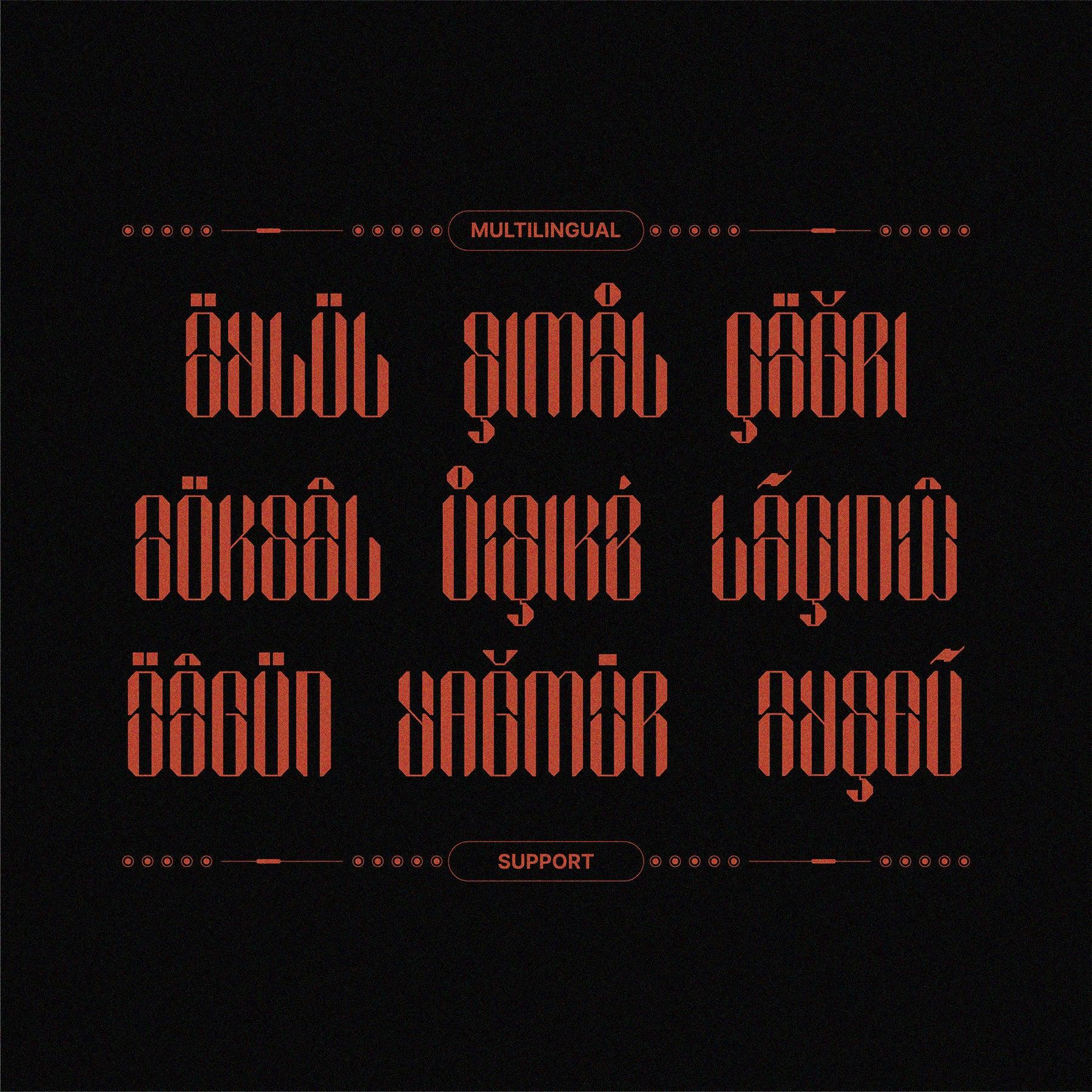 NCL Sephyrok - Cyberpunk Futuristic Tech Condensed Font