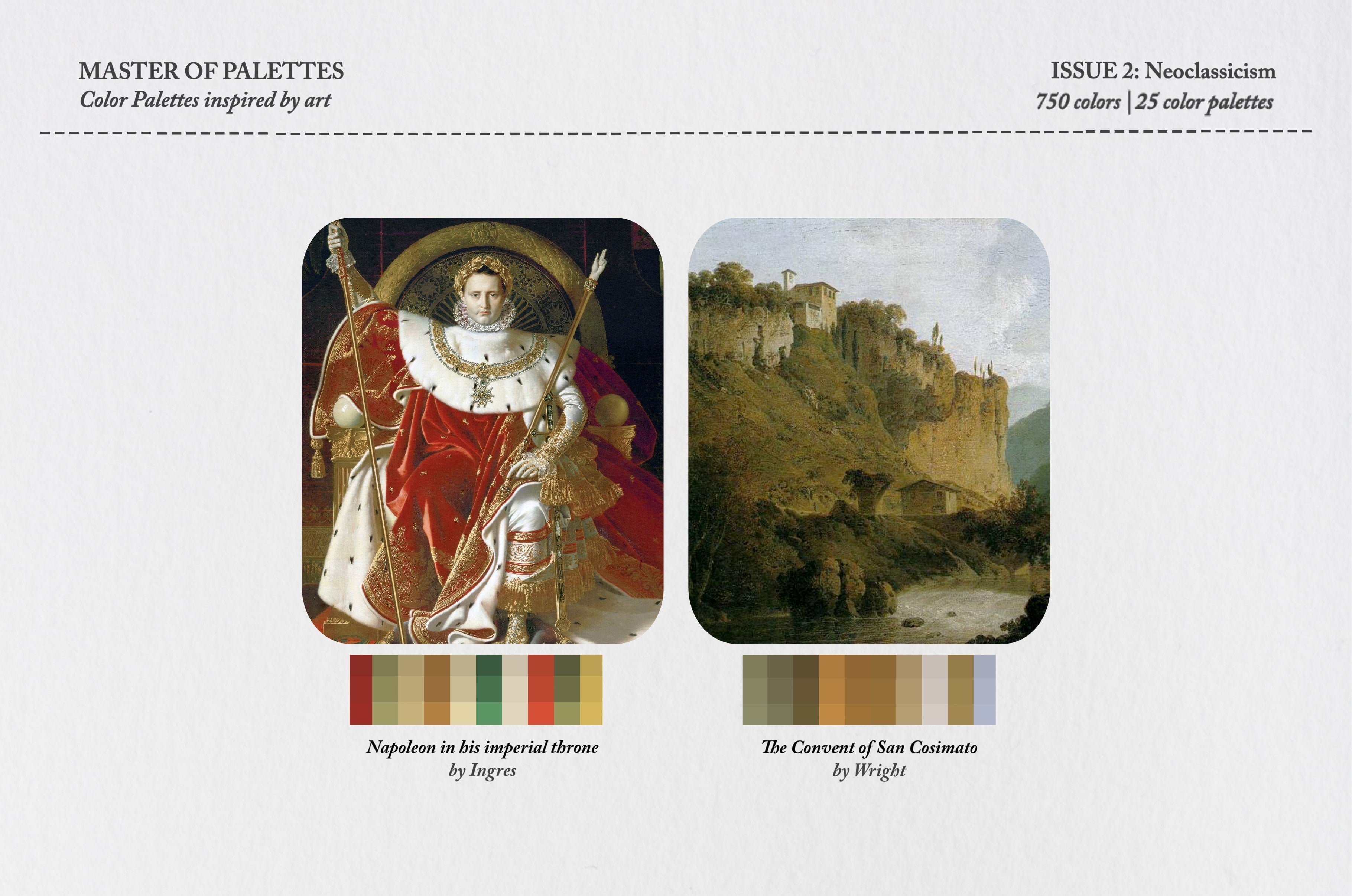 Neoclassicism Procreate Color Palettes