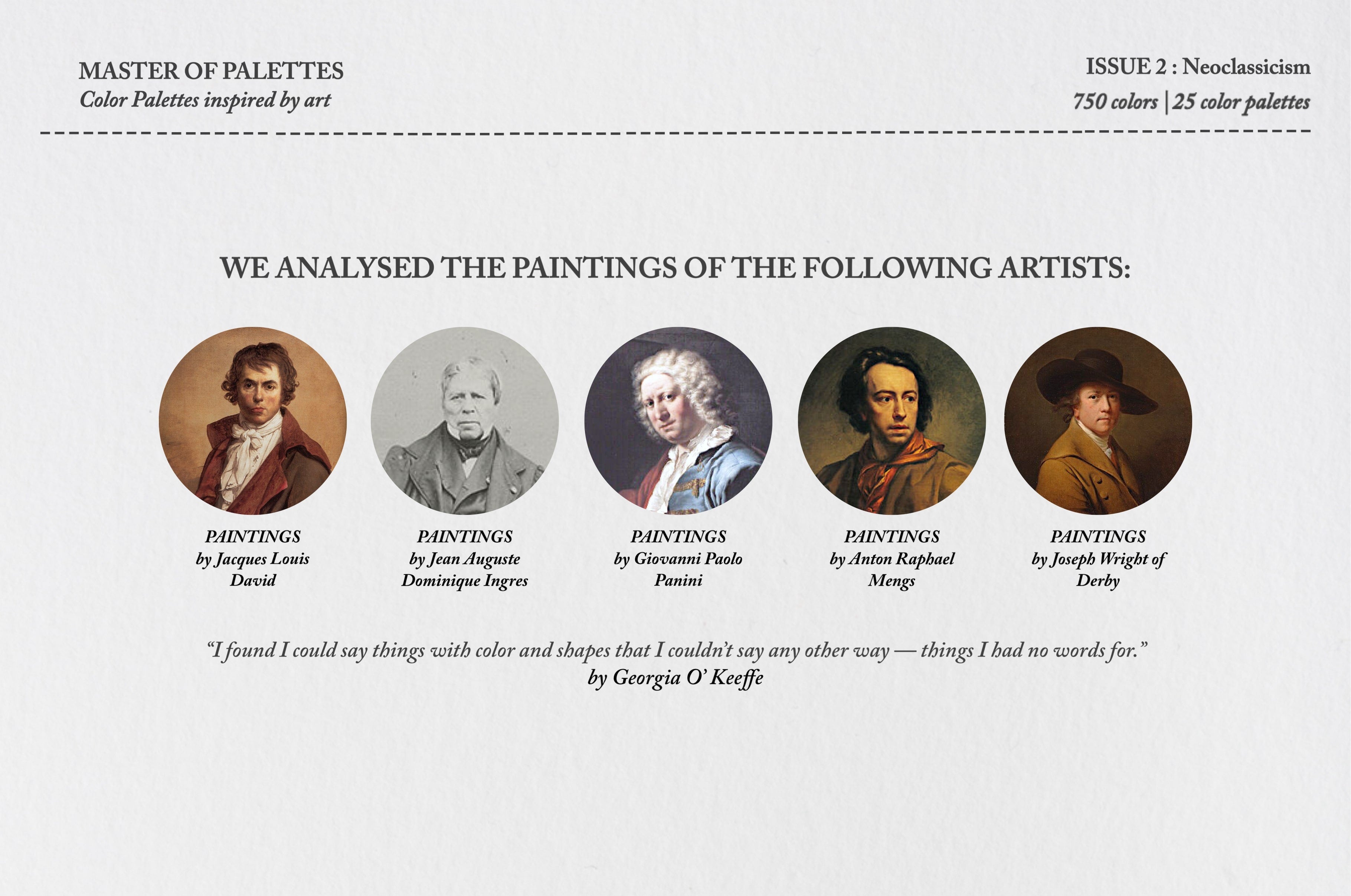 Neoclassicism Procreate Color Palettes