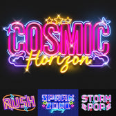 Neon Glow Text Effects