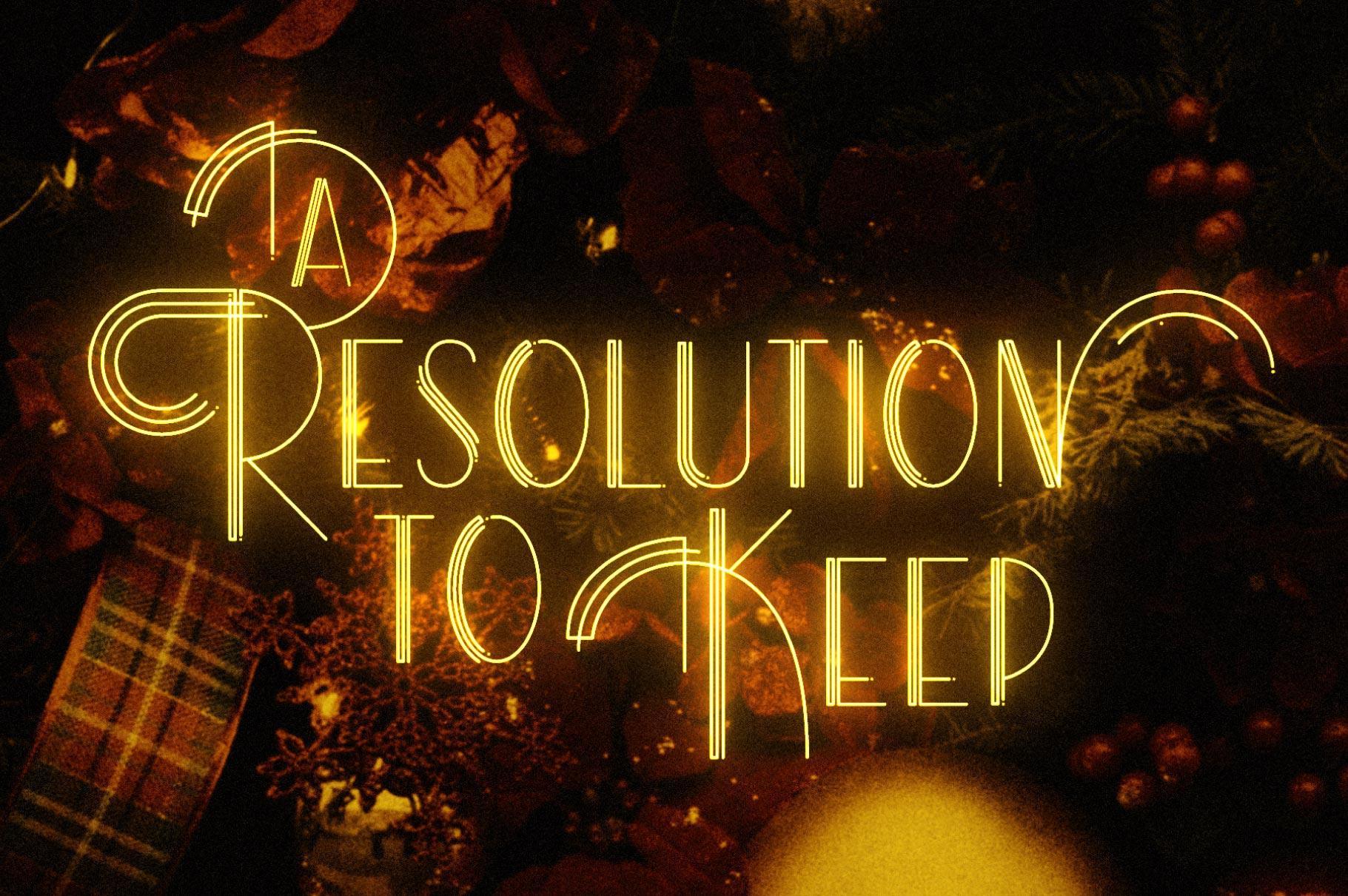 New Year Deco: An Art Deco Font for Festive Celebrations!