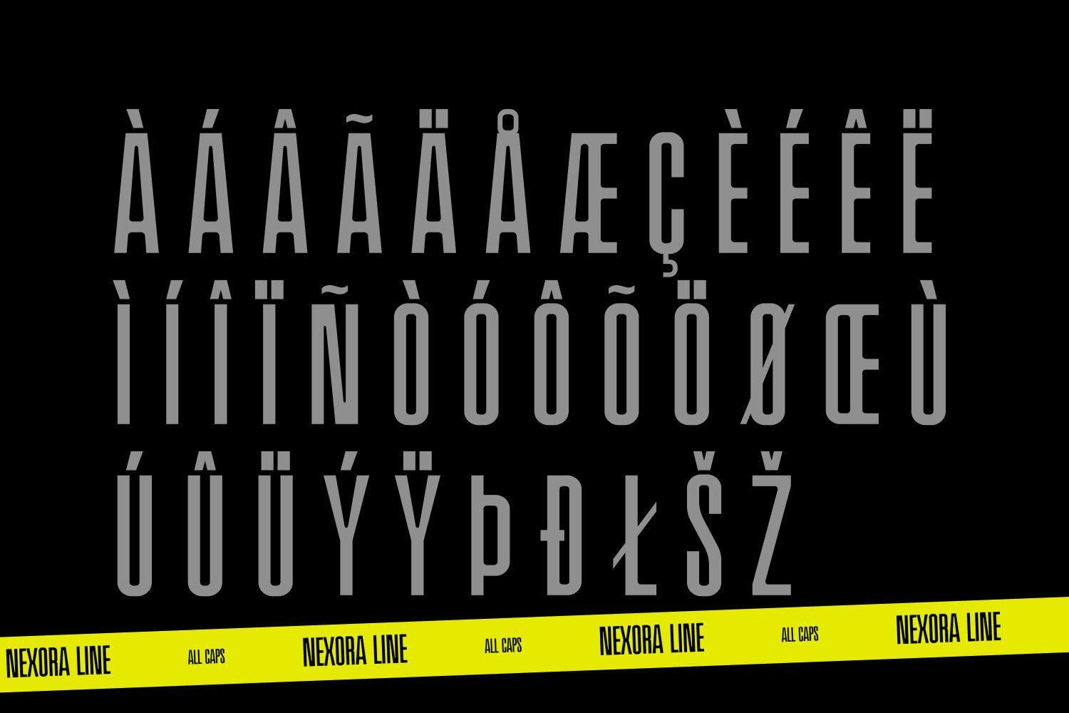 Nexora Tall Font