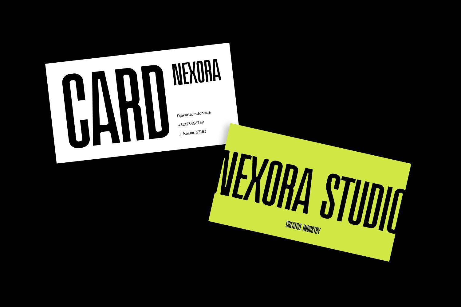 Nexora Tall Font