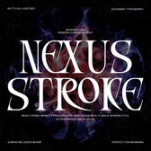 Nexus Stroke – Bold Condensed Serif Typeface