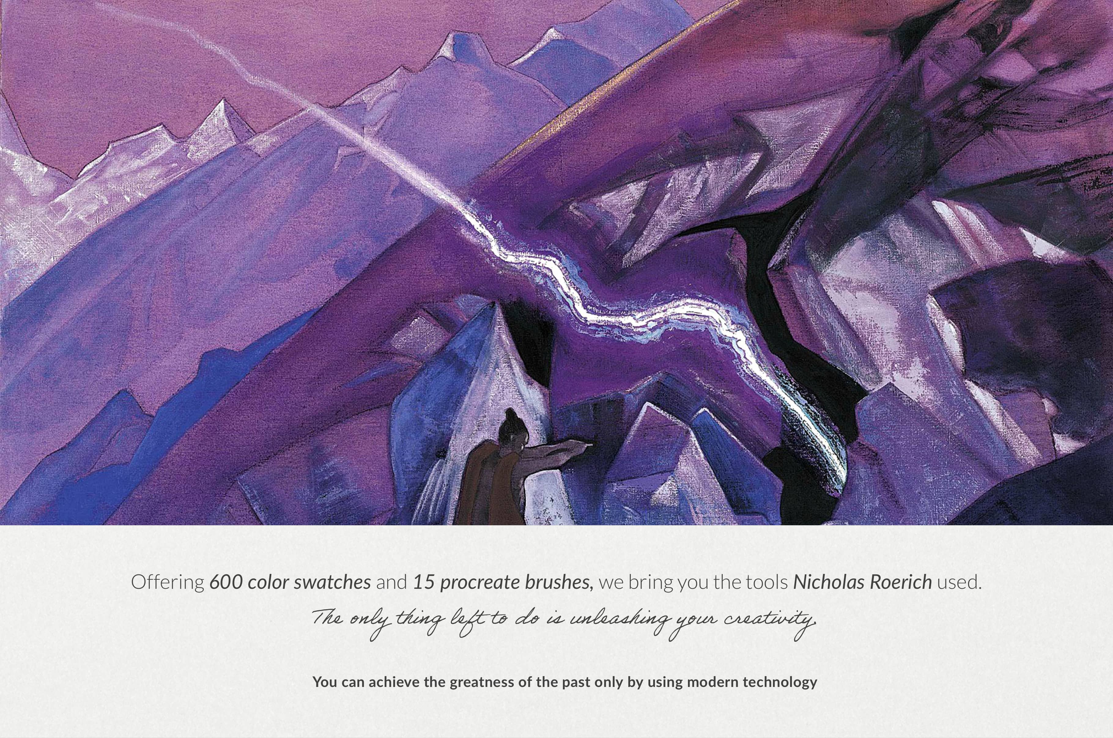 Nicholas Roerich Procreate Kit