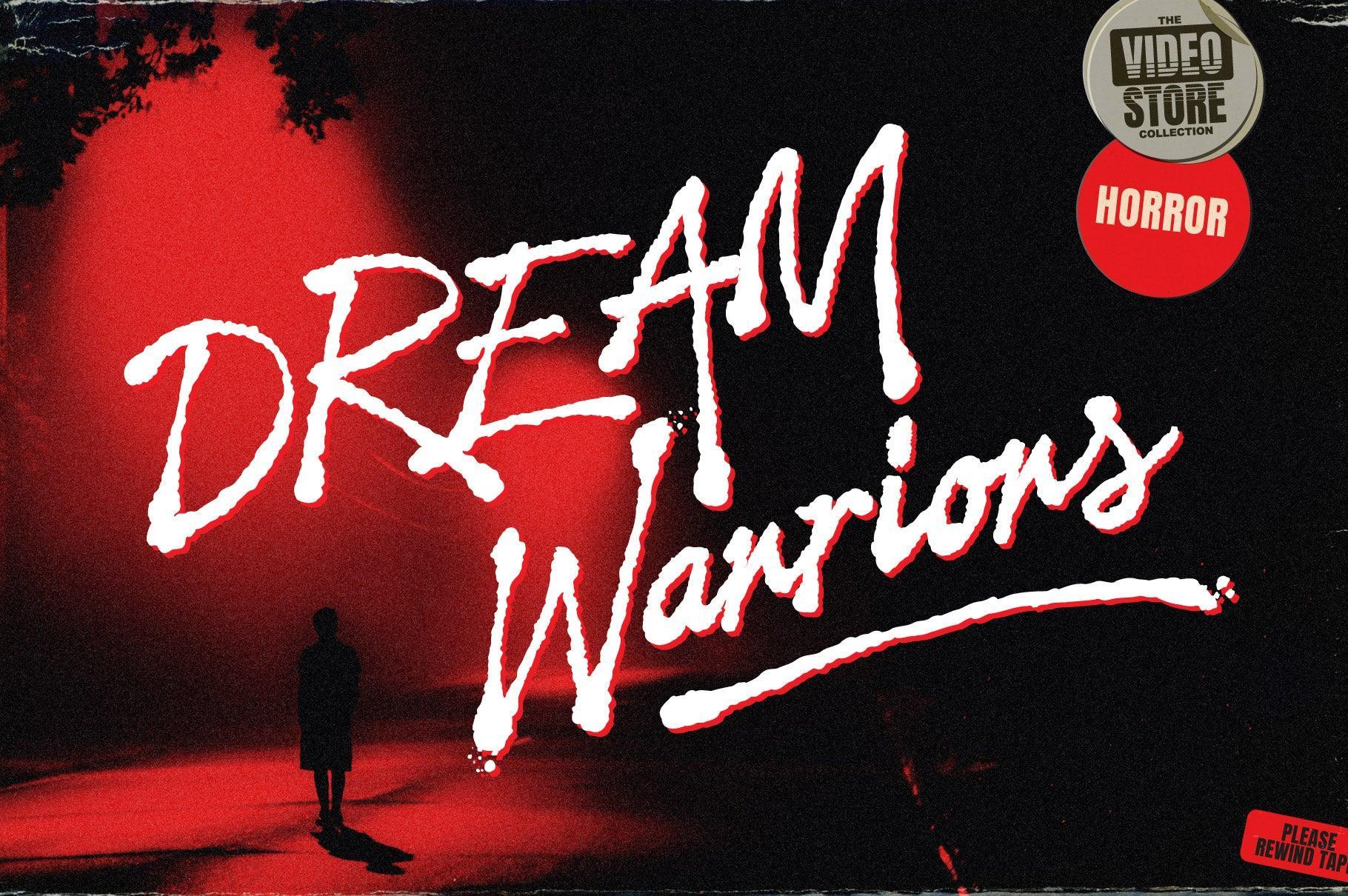Night Visions: An Unsettling Hand-Drawn Brush Script Font