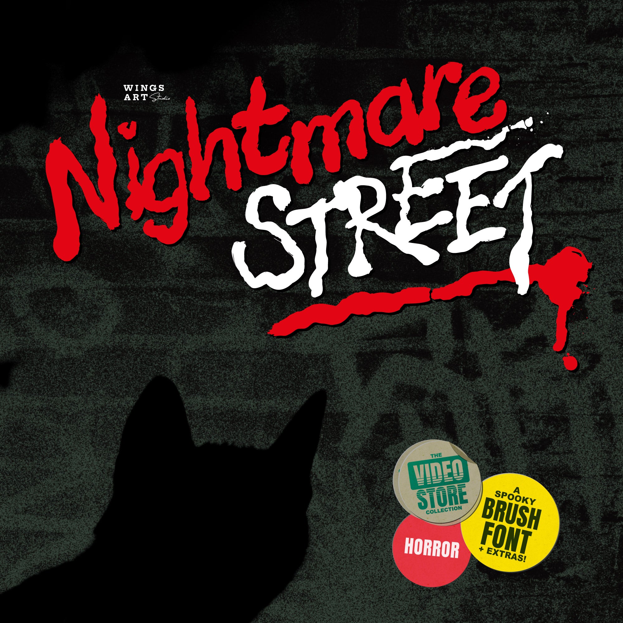 Nightmare Street - The Retro Horror Font