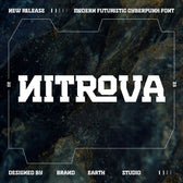 Nitrova Modern Futuristic Cyberpunk Font