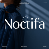 Noctifa – Modern Luxury Sans Font