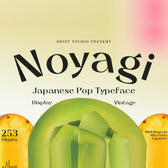 Noyagi – Vintage Japanese Pop Font