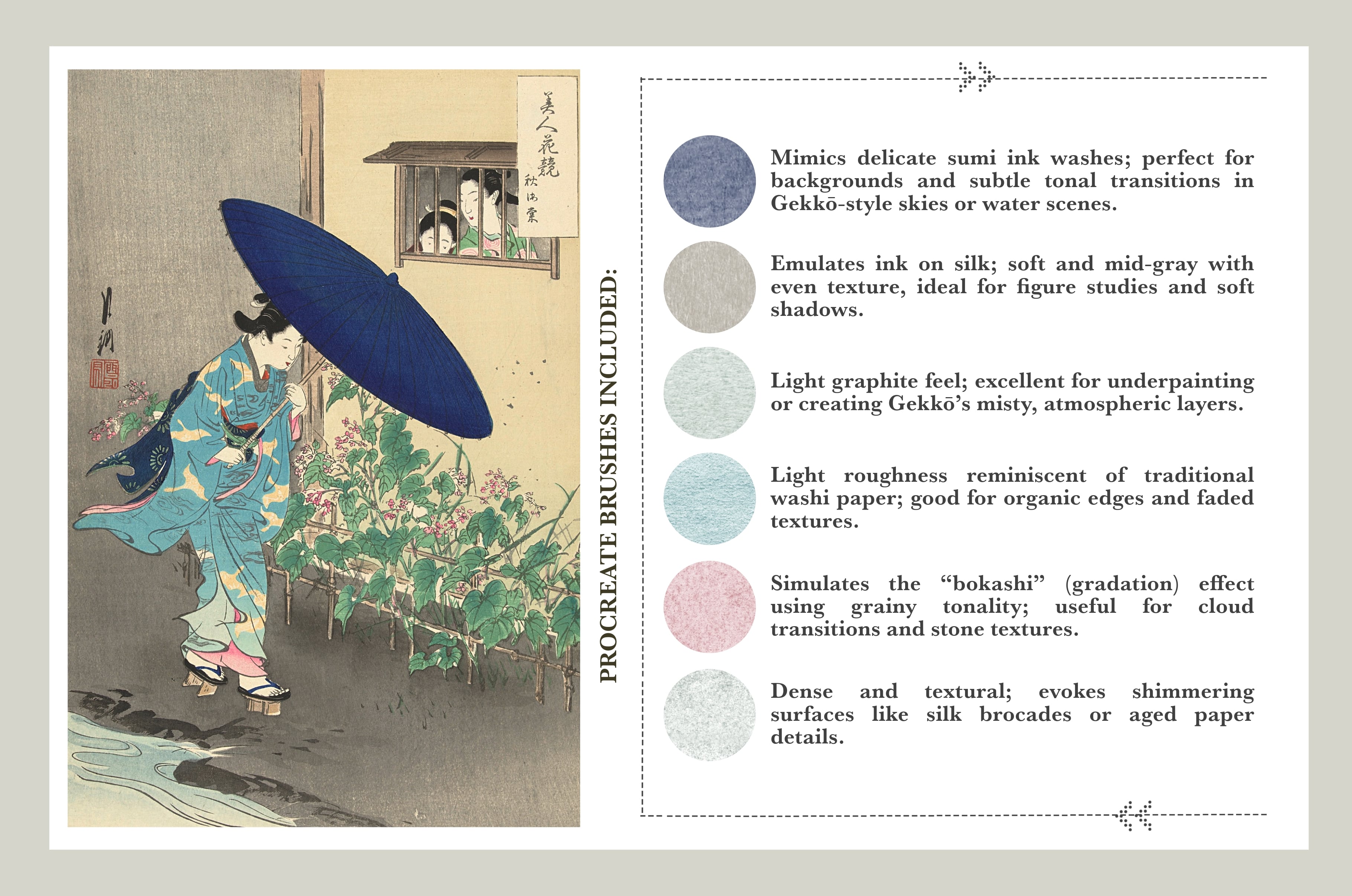 Ogata Gekko Procreate Kit