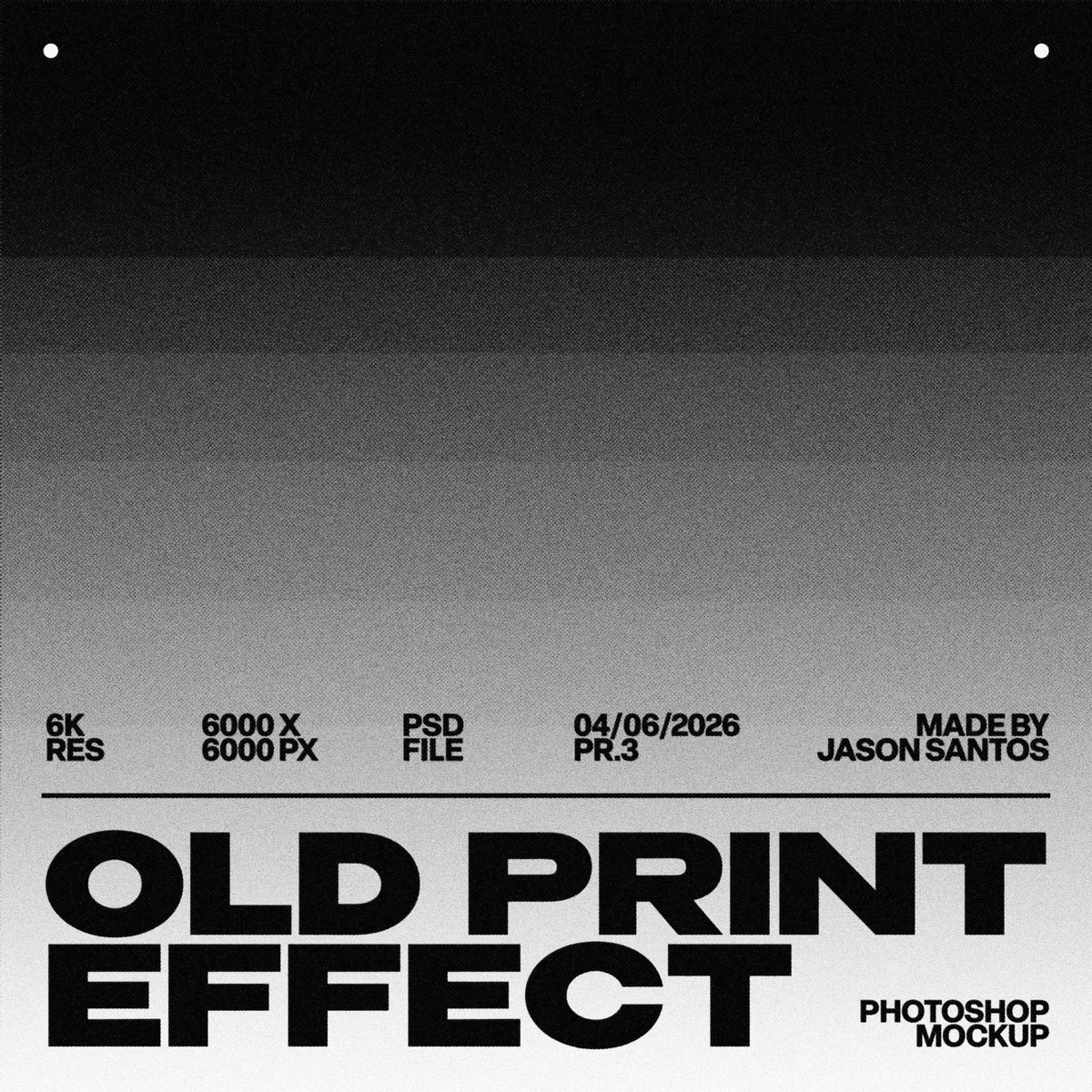 Old Print Effect by Jason Santos, preview 1