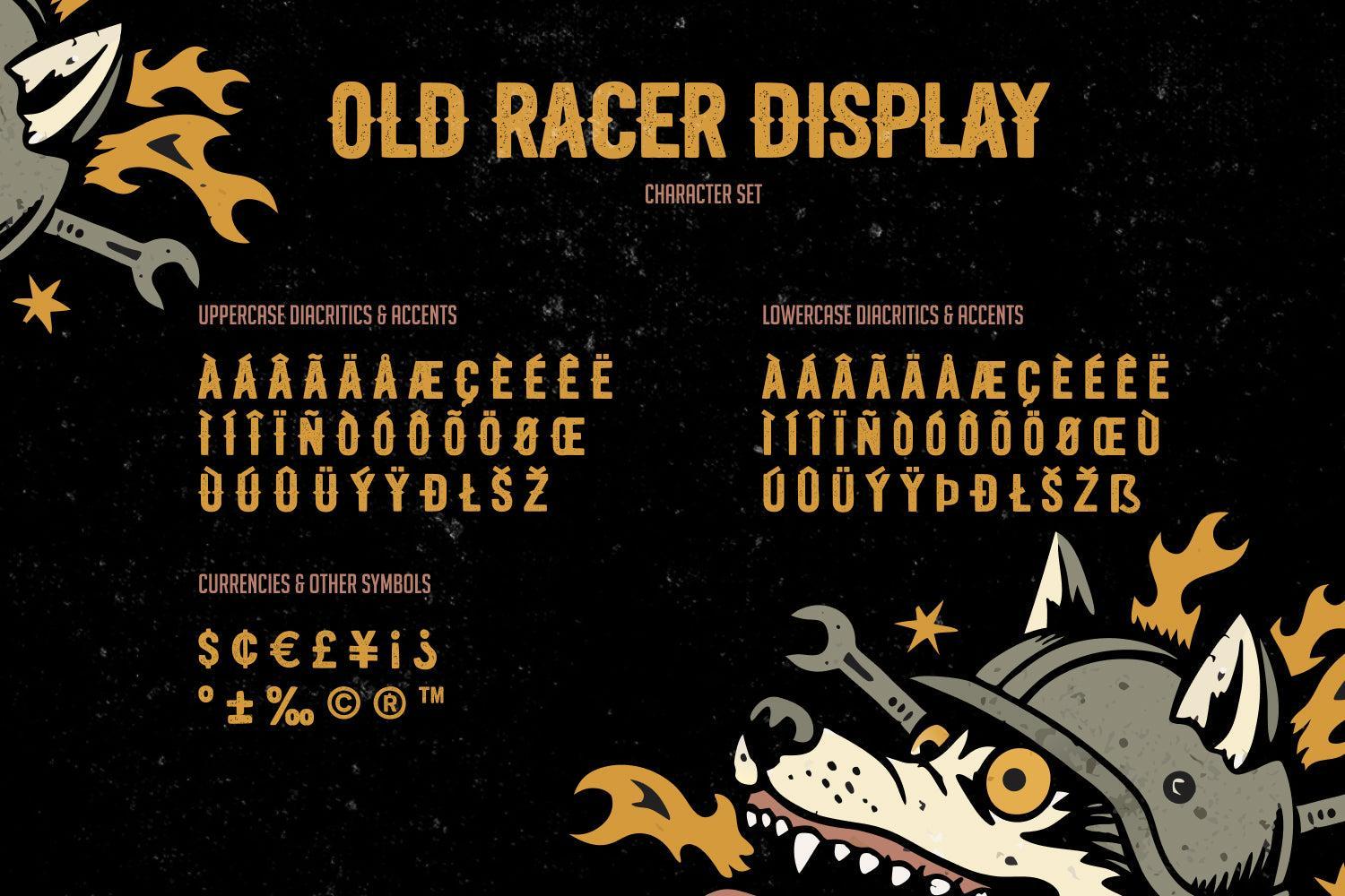 Old Racer Display