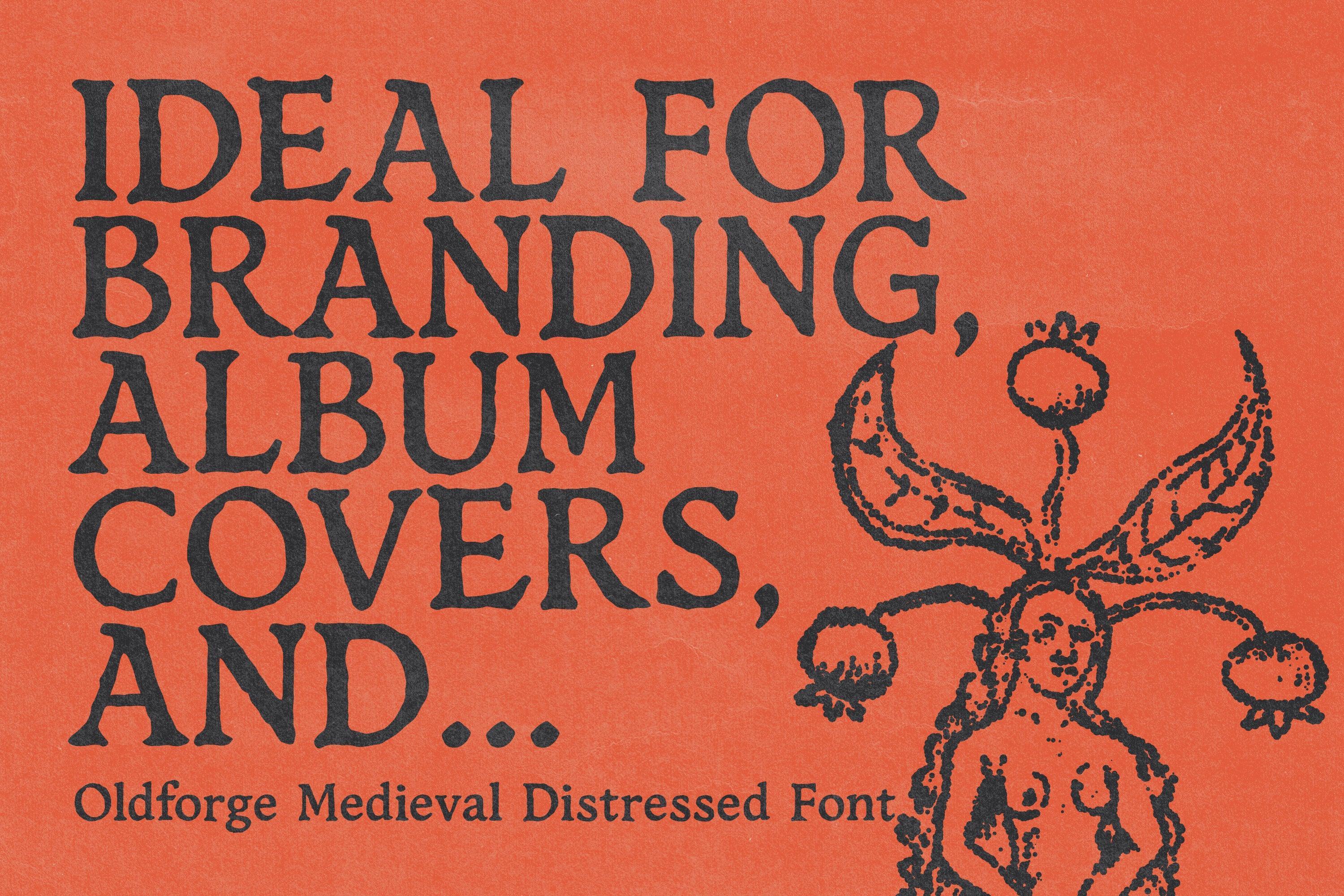 Oldforge Medieval Distressed Font