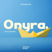Onyra Bold Sans Serif Font